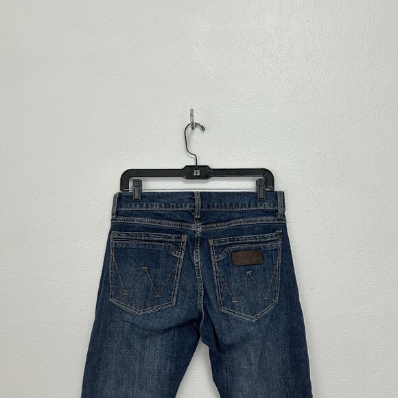 Wrangler Retro Slim Boot Cut Jeans Mens Size 31x32 (31X31) Blue Western Denim - Picture 6 of 12